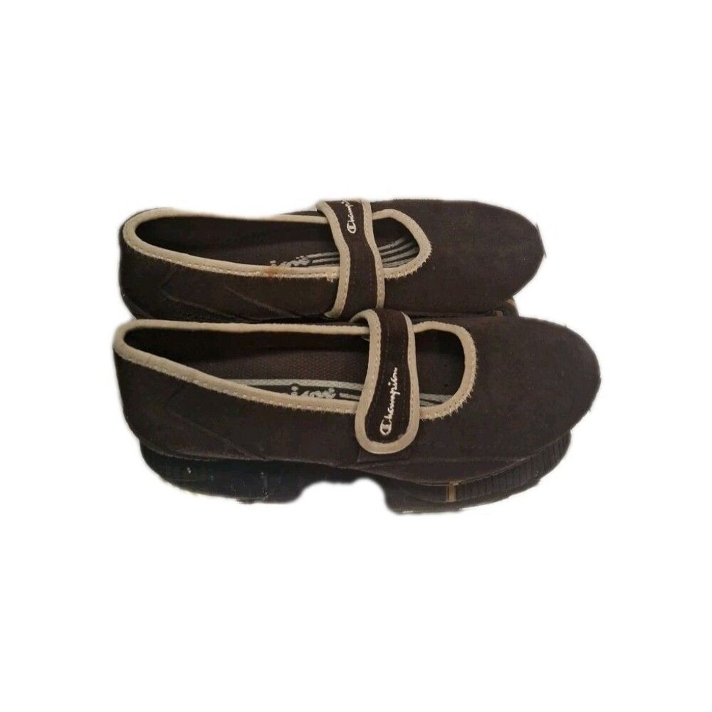 Champion Brown Suede Mary Janes Womens 6.5 Flats 58209 Comfort Casual  Classic